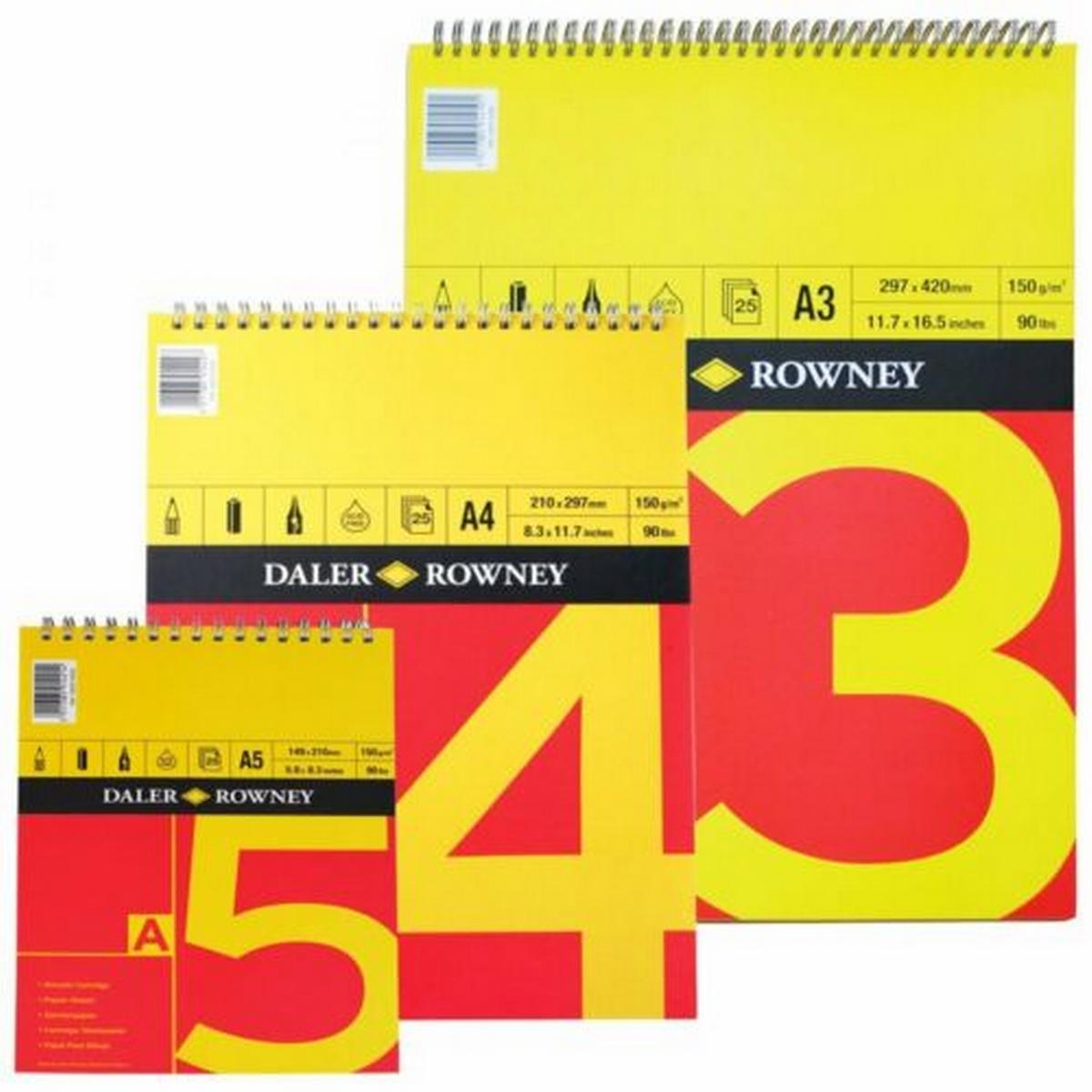 Daler Rowney Sketchbook A3 150gsm - 25 sheets