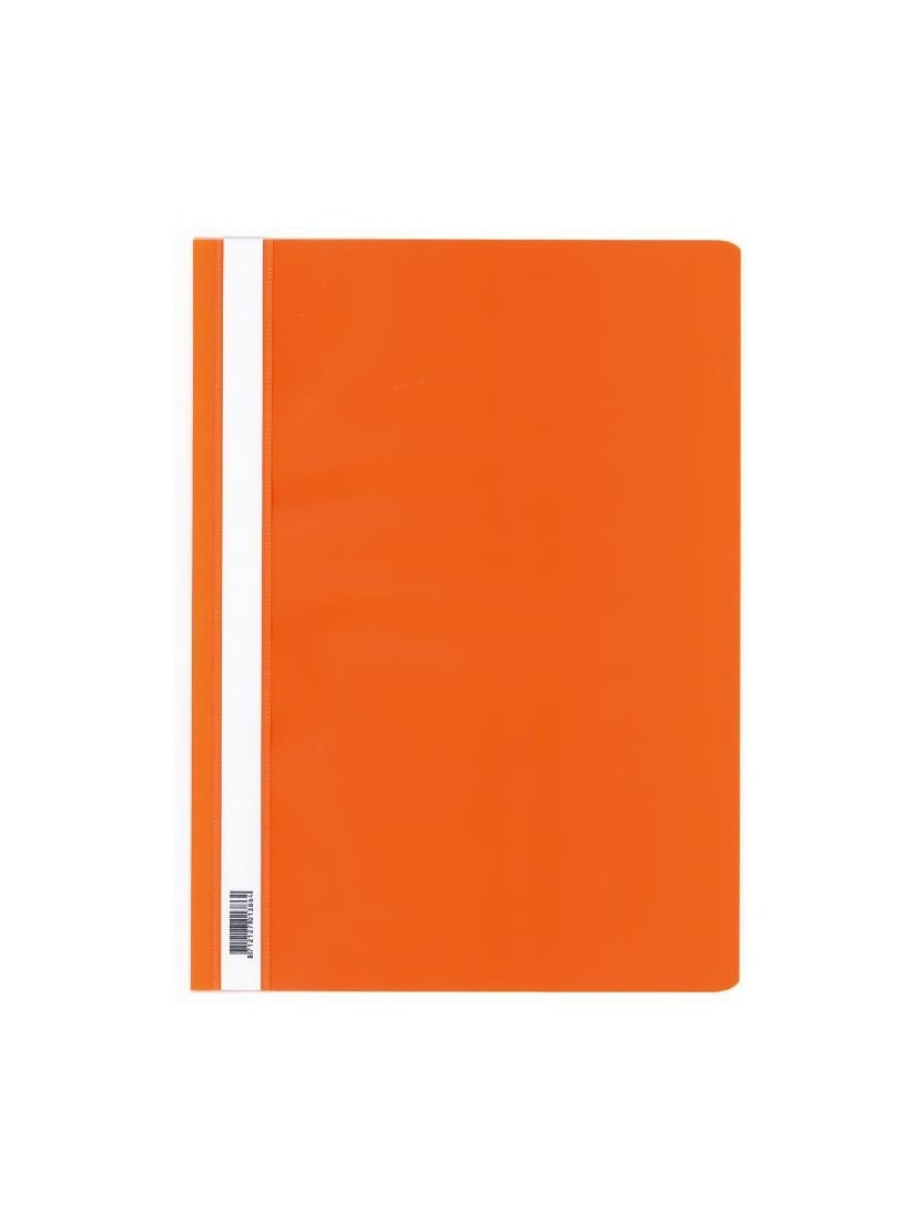 Ντοσιέ πλαστικο με έλασμα pp (Flat Files) πορτοκαλί