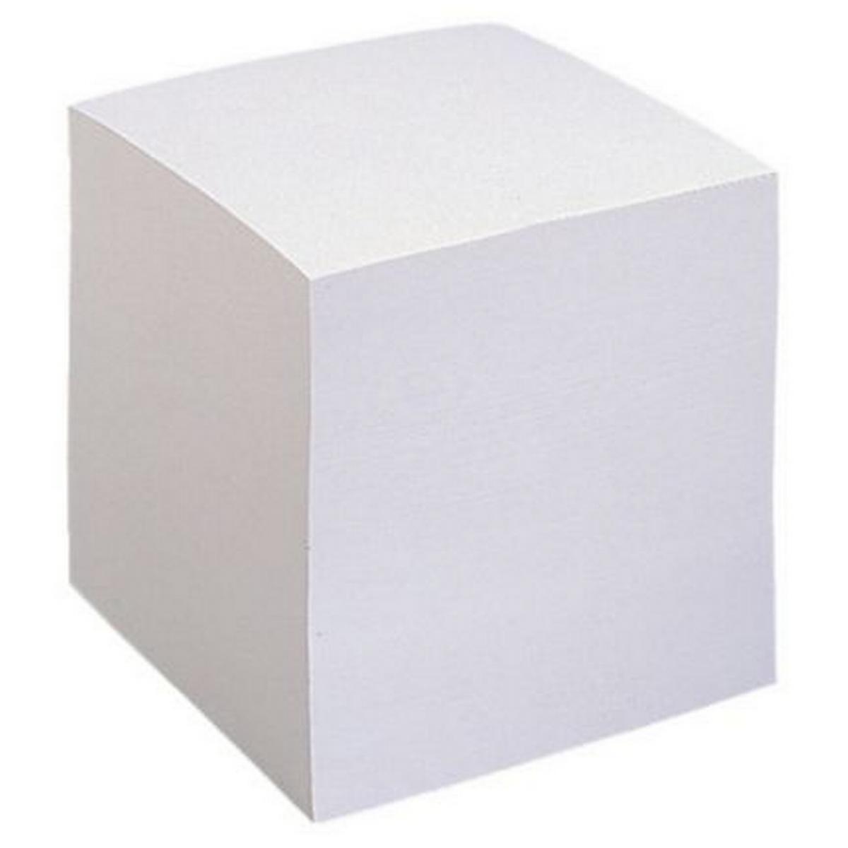 Κύβος με χαρτάκια λευκός  90x90mm