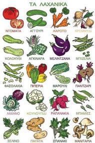 Τα λαχανικά (Αφίσα)