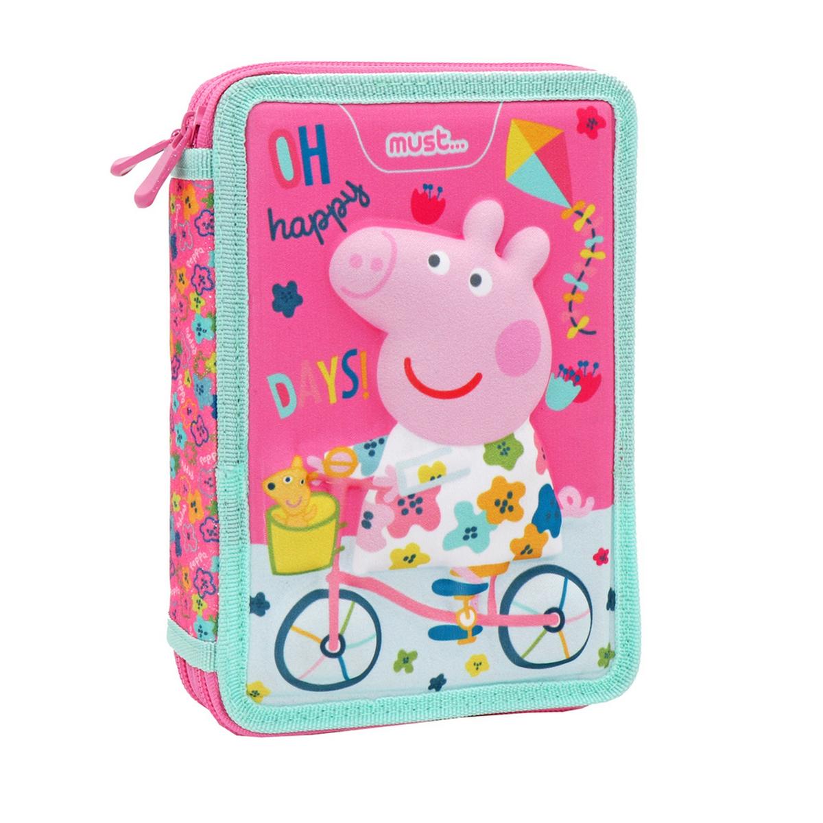 Κασετίνα διπλή Peppa Pig