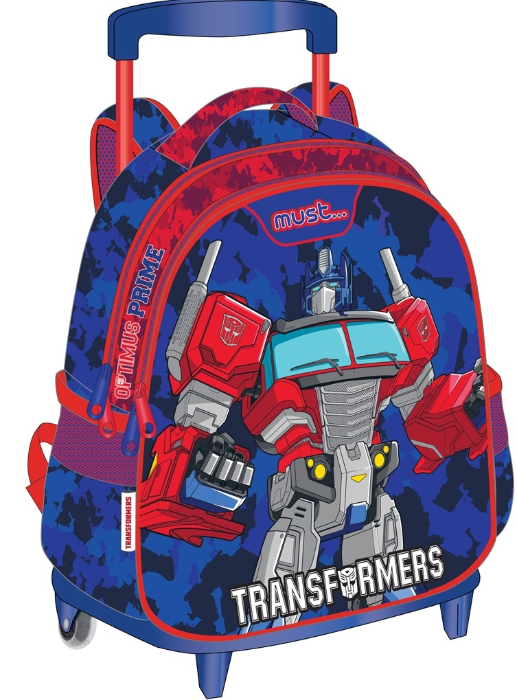 Τσάντα τρόλλευ νηπιαγωγείου Transformers Tap to light up