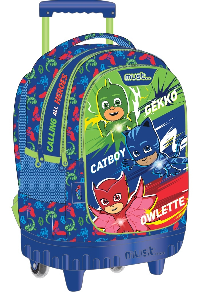 Τσάντα τρόλλευ δημοτικού PJ Masks