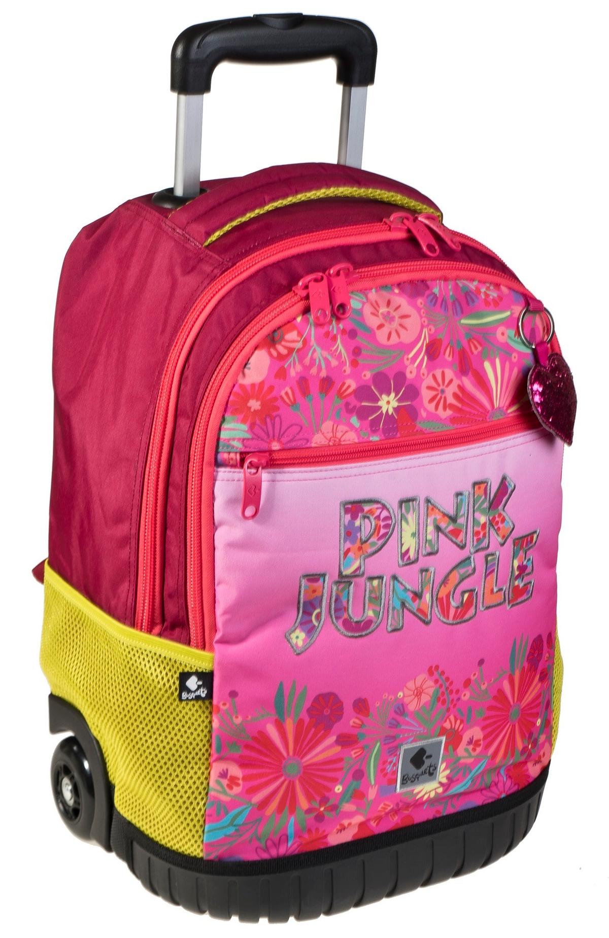 Τσάντα τρόλλευ δημοτικού - Pink Jungle