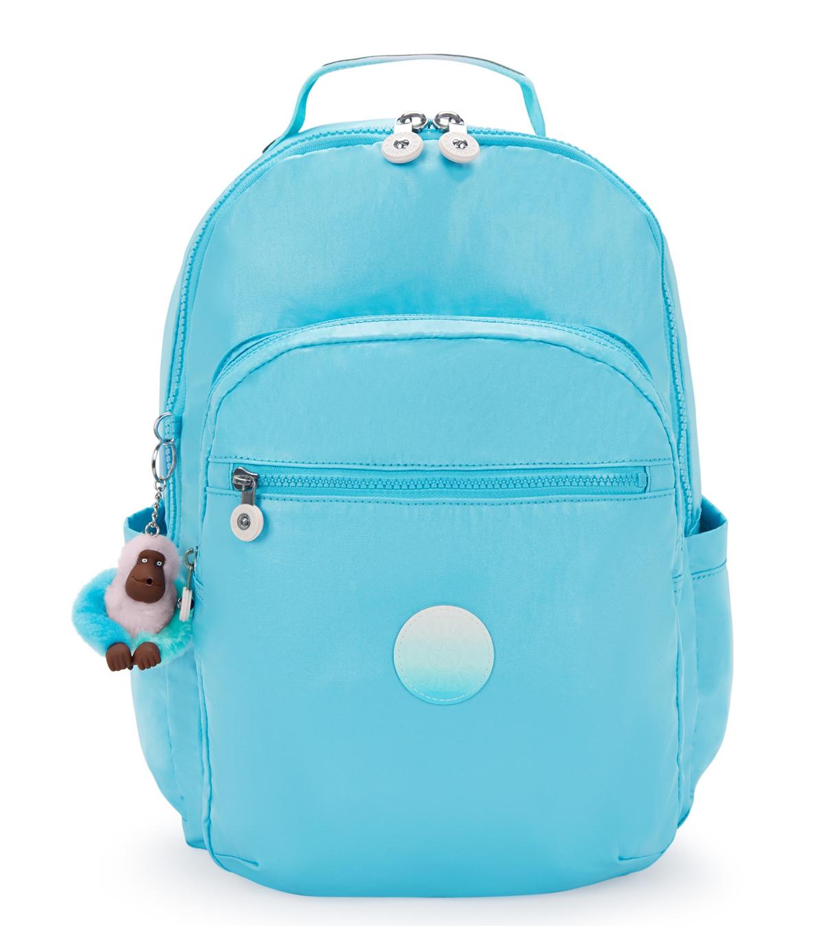 KIPLING SEOUL COLLEGE EXTRA Sea Blue Met