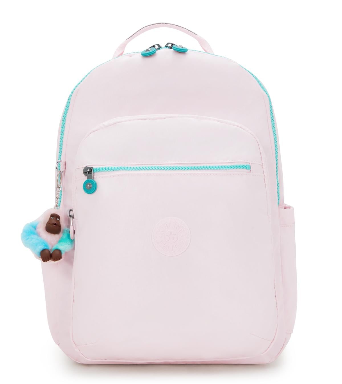 KIPLING SEOUL COLLEGE EXTRA Sea Pink Met