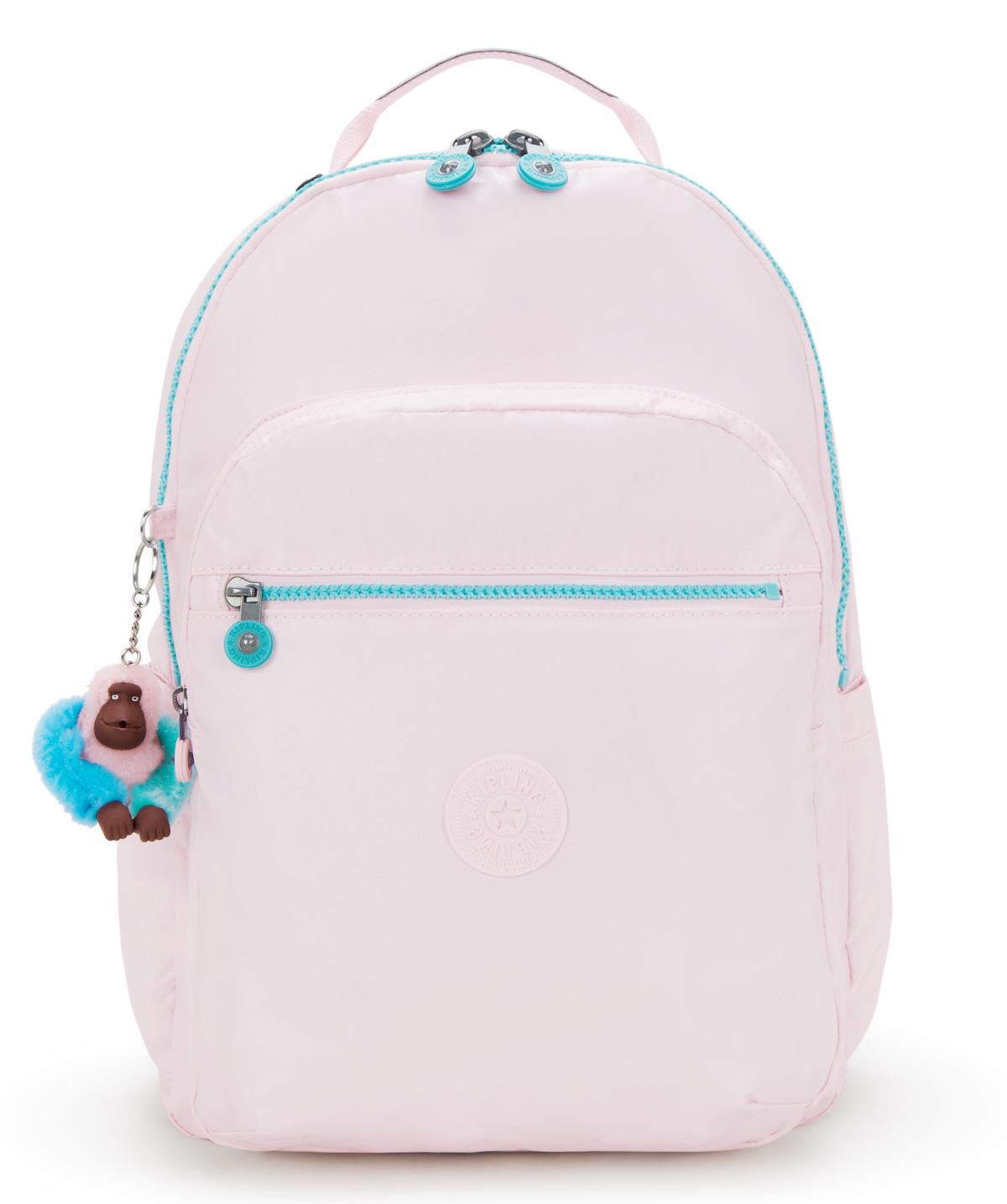 KIPLING SEOUL LAP Sea Pink Met