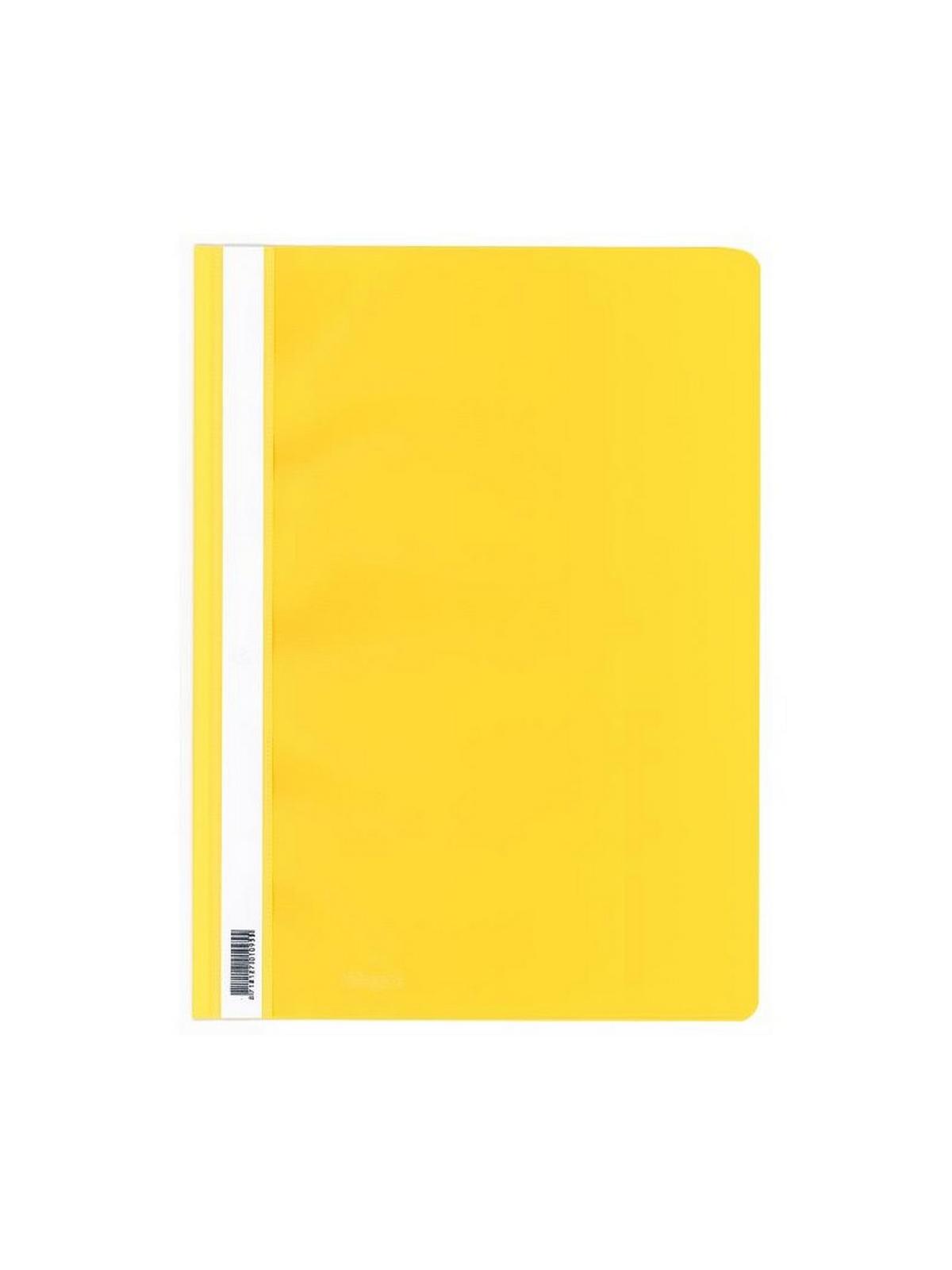 Ντοσιέ πλαστικο με έλασμα pp (Flat Files) κίτρινο