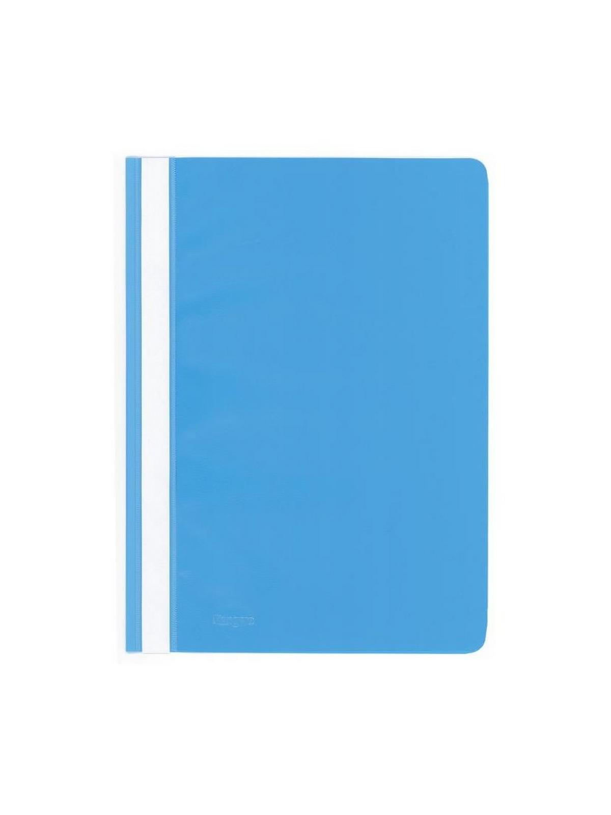 Ντοσιέ πλαστικο με έλασμα pp (Flat Files) γαλάζιο