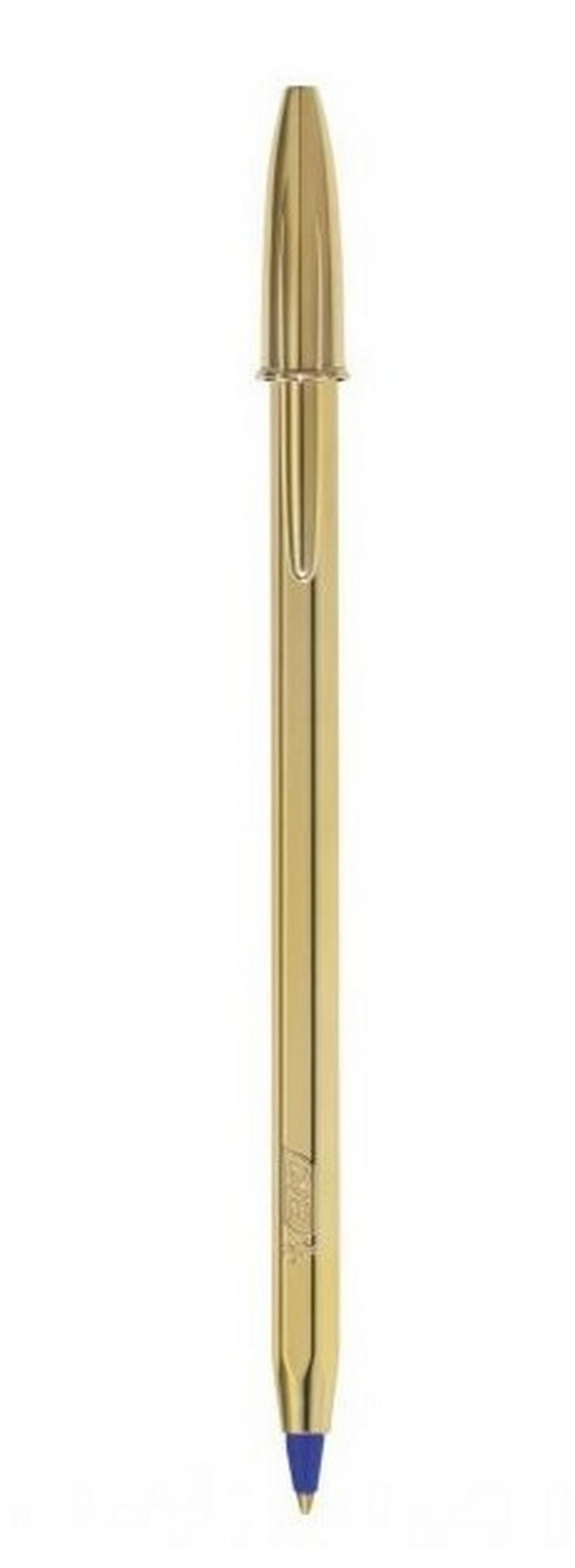 Στυλό Διαρκείας Μπλε Bic Cristal Shine Gold Fine