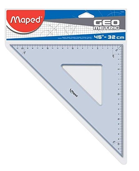 Ισοσκελές τρίγωνο 45 μοιρών 32cm