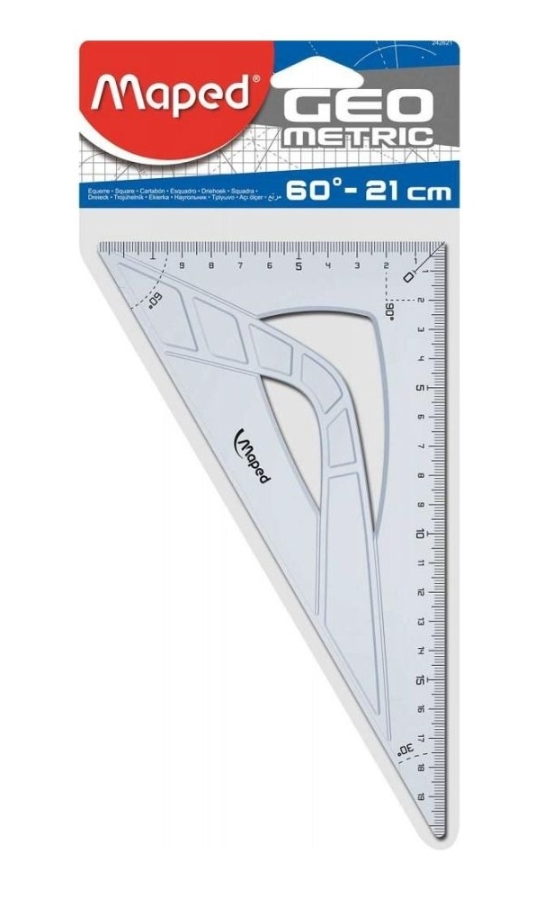 Ορθογώνιο τρίγωνο 60 μοιρών 26cm