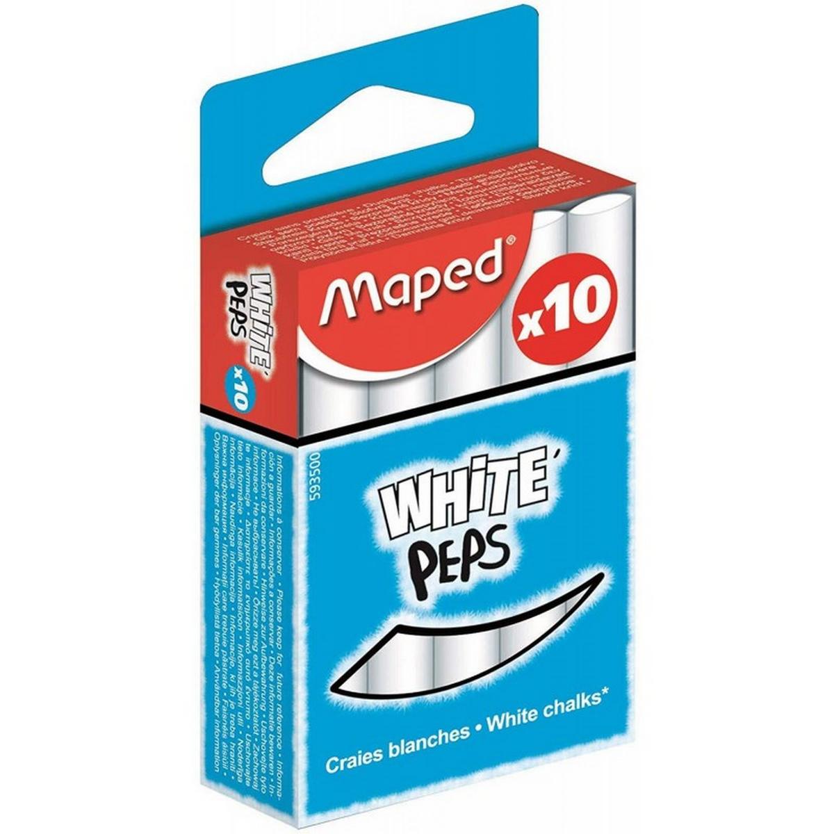 Κιμωλίες λευκές 10 τεμάχια