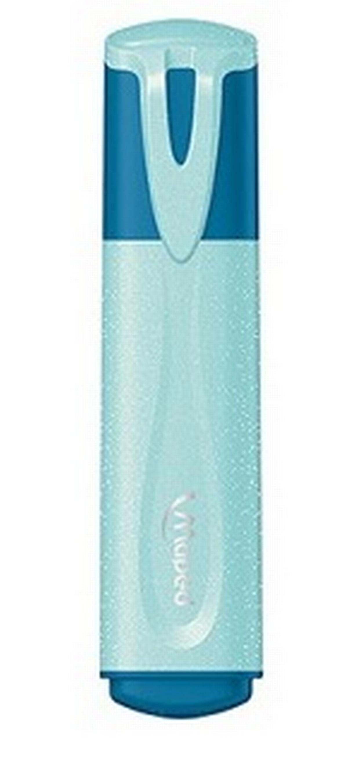 Highlighter pastel glitter blue