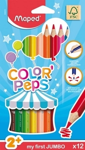 Χρωματιστά μολύβια ColorPeps Maxi 12 τεμαχίων