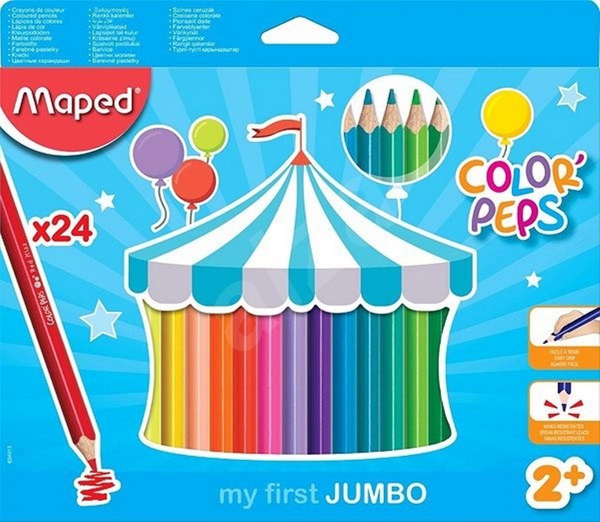 Χρωματιστά μολύβια ColorPeps Jumbo 18 τεμαχίων