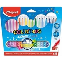 Μαρκαδόροι Ζωγραφικής ColorPeps Long Life 18 τεμ.