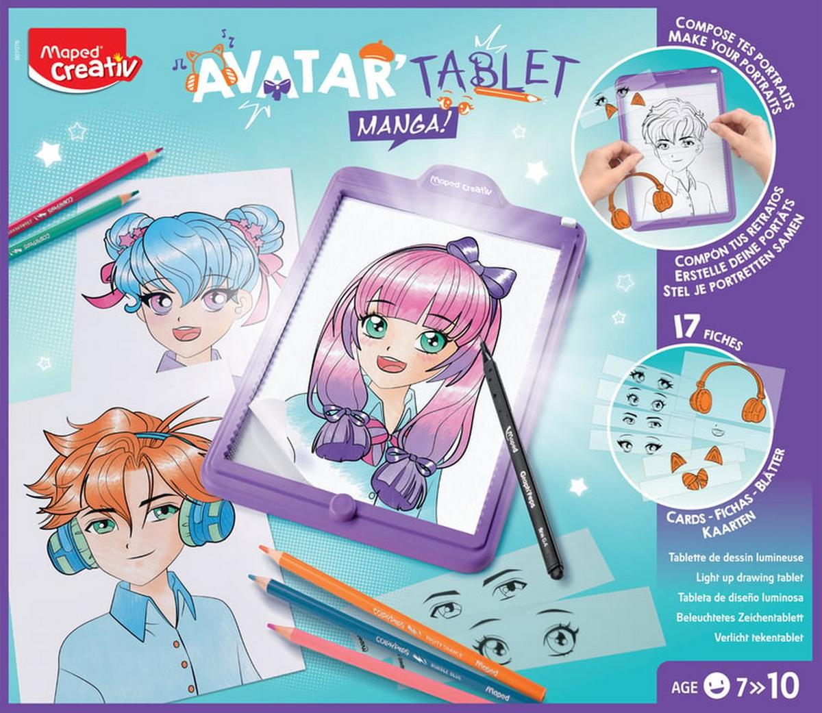 Creative Avatar Tablet Manga
