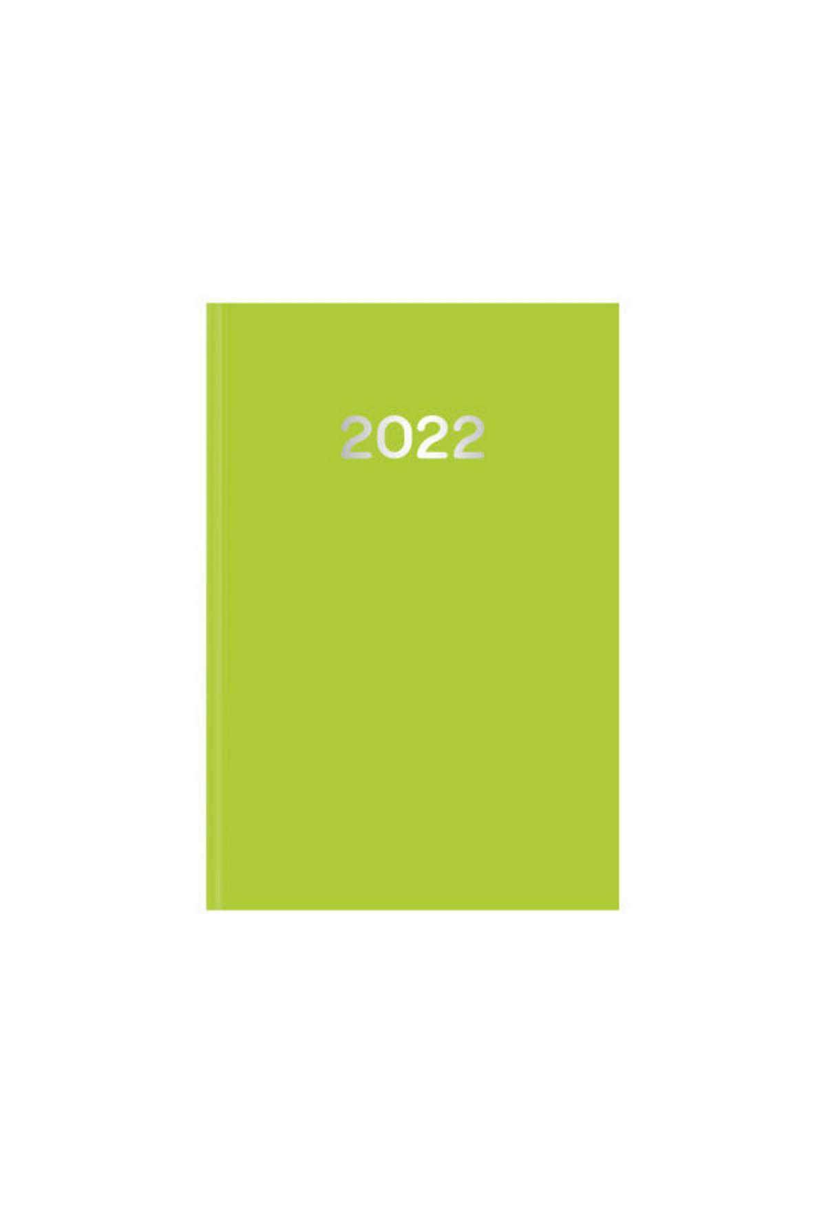 Ημερήσιο ημερολόγιο 2022 simple λαχανί 17 x 25 cm