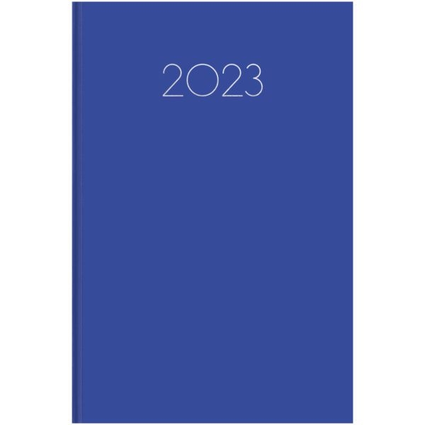 Ημερήσιο ημερολόγιο 2022 simple μπλε 10 x 14 cm