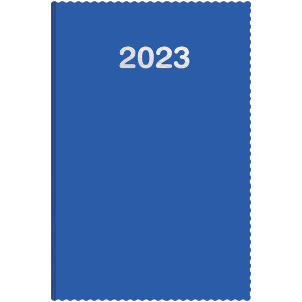Ημερήσιο ημερολόγιο 2022 vintage μπλε 12 x 17 cm