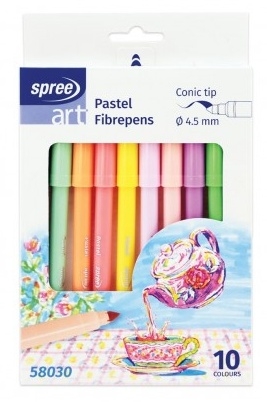 Pastel μαρκαδόροι 10 χρώματα
