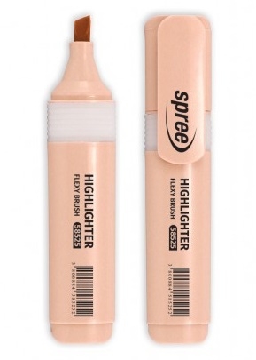 Highlighter Spree pastel peach