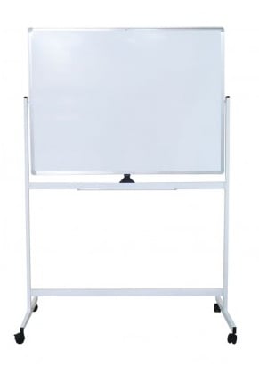 Πίνακας λευκός μαγνητικός 90x120cm με μετακινούμενο τριπόδι
