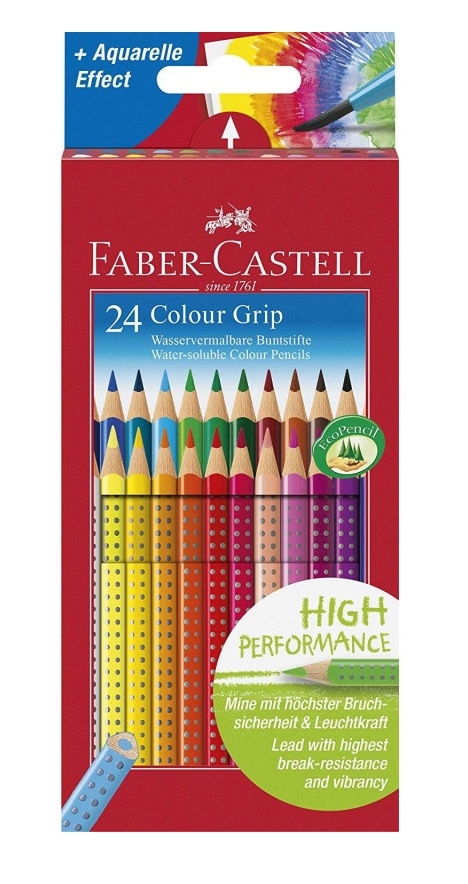 Ξυλομπογιές Faber Castell Grip 24 τεμάχια