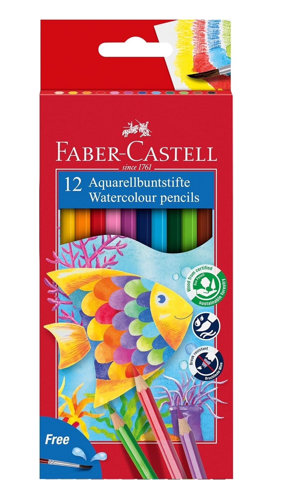 Μολύβια ακουαρέλας Faber Castell 12 τεμάχια