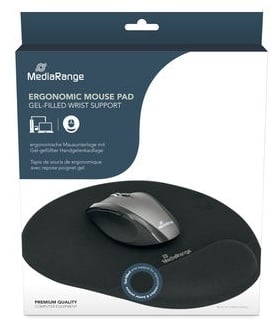MediaRange Ergonomic mouse pad with wrist support