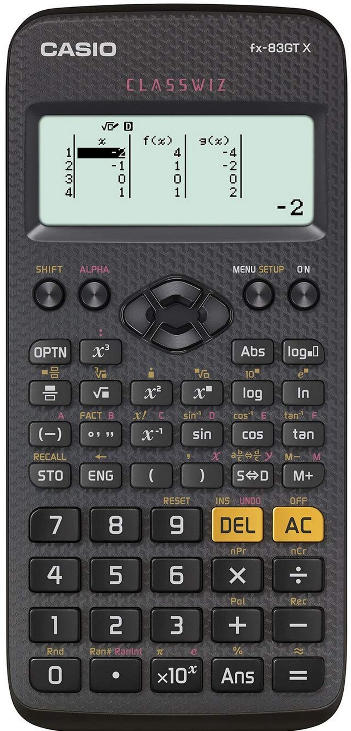 Casio FX83GTX - Αριθμομηχανή επιστημονική (scientific calculator) μαύρη