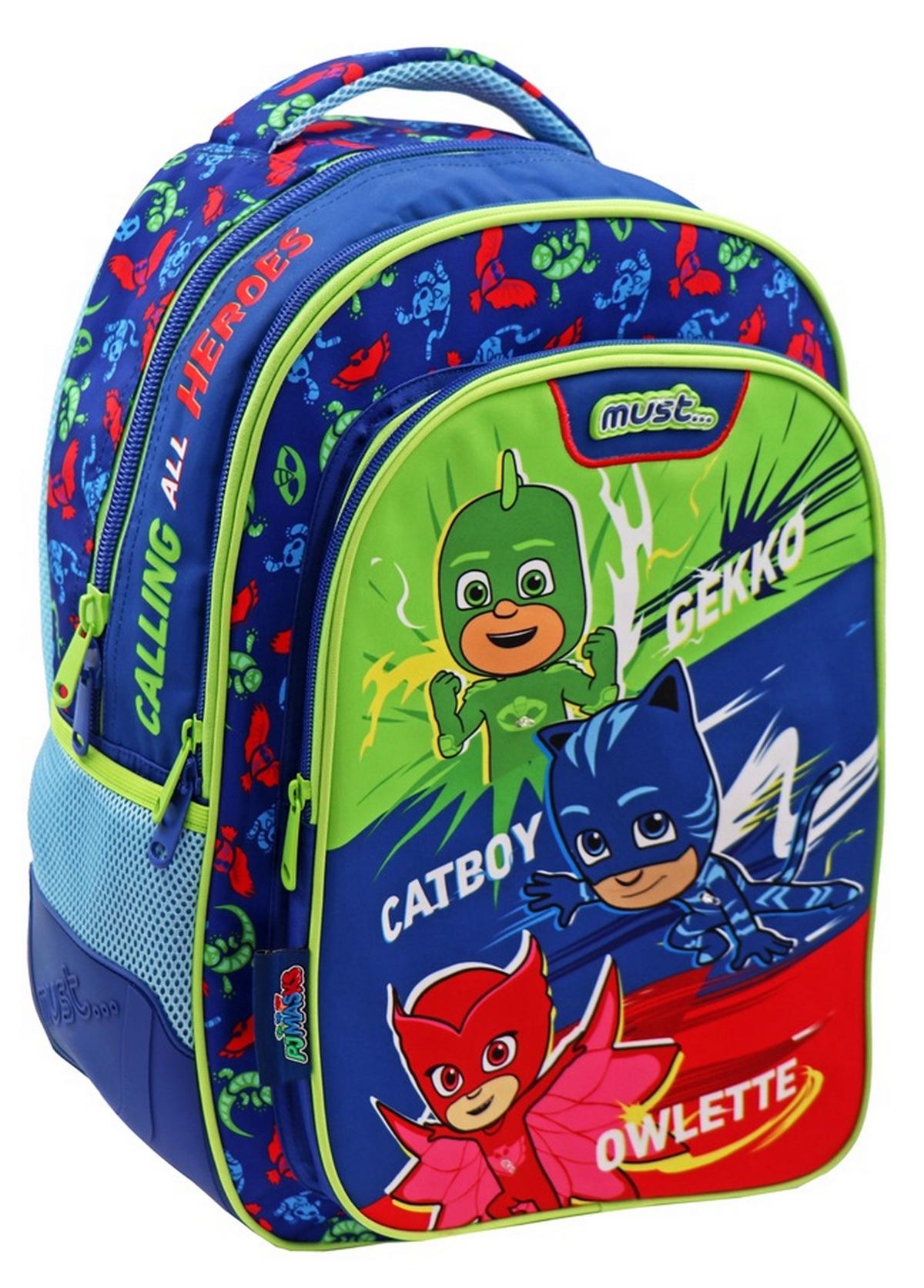 Τσάντα πλάτης δημοτικού PJ Masks