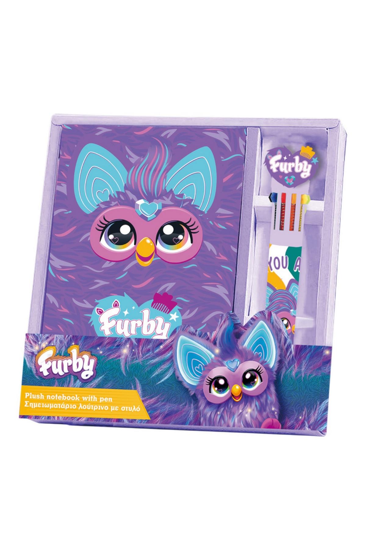 Σημειωματάριο Λούτρινο με Στυλό - Furby