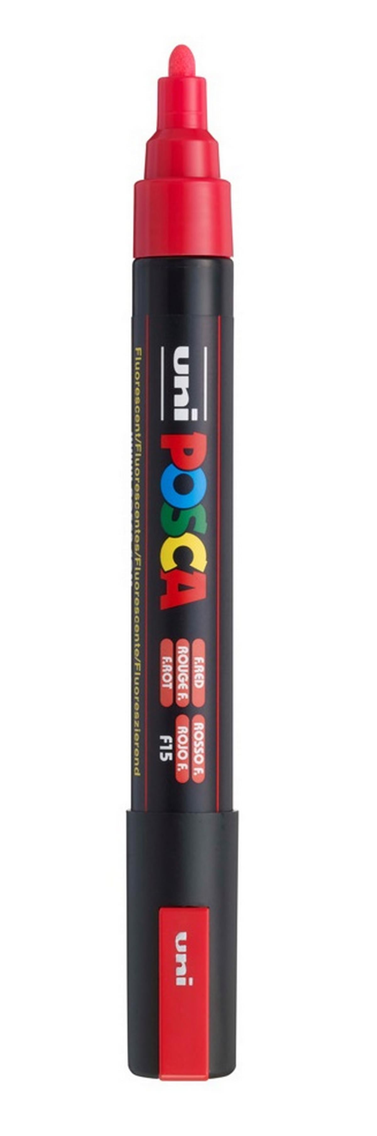 Posca μαρκαδόρος μεσαίος PC-5M Κόκκινο φωσφοριζέ
