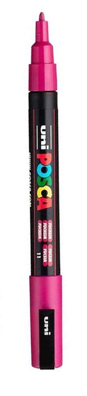 Posca μαρκαδόρος λεπτός PC-3M Φούξια