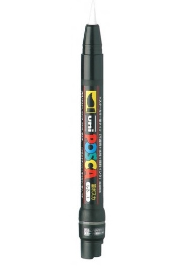Posca πινέλο καλλιγραφίας Άσπρο