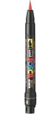 Posca μαρκαδόρος Brush Tip Κόκκινο