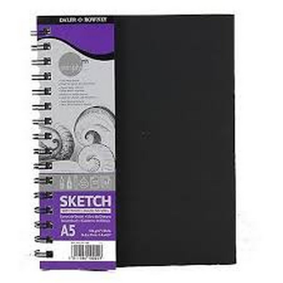 Artist Spiral Hardback Sketchbook 100gsm Acid Simply A5 14.9 x21cm