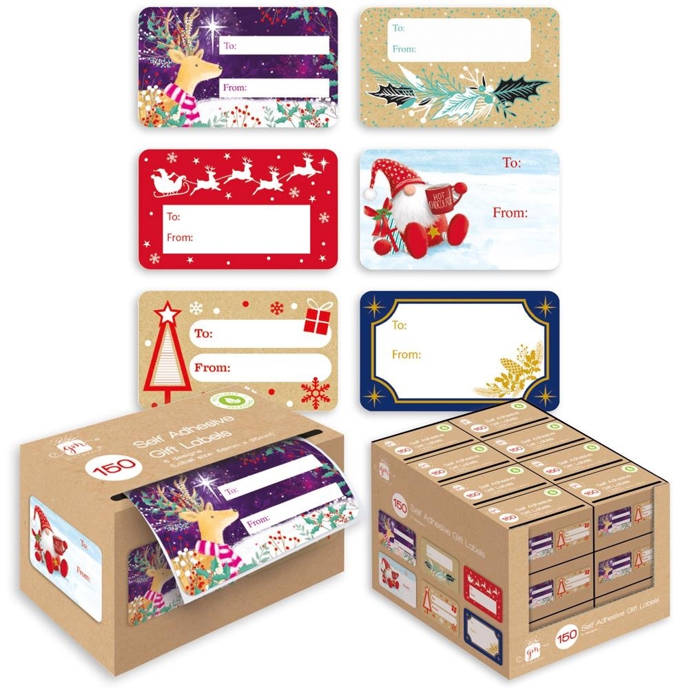 Xmas Gift Tags 150pcs