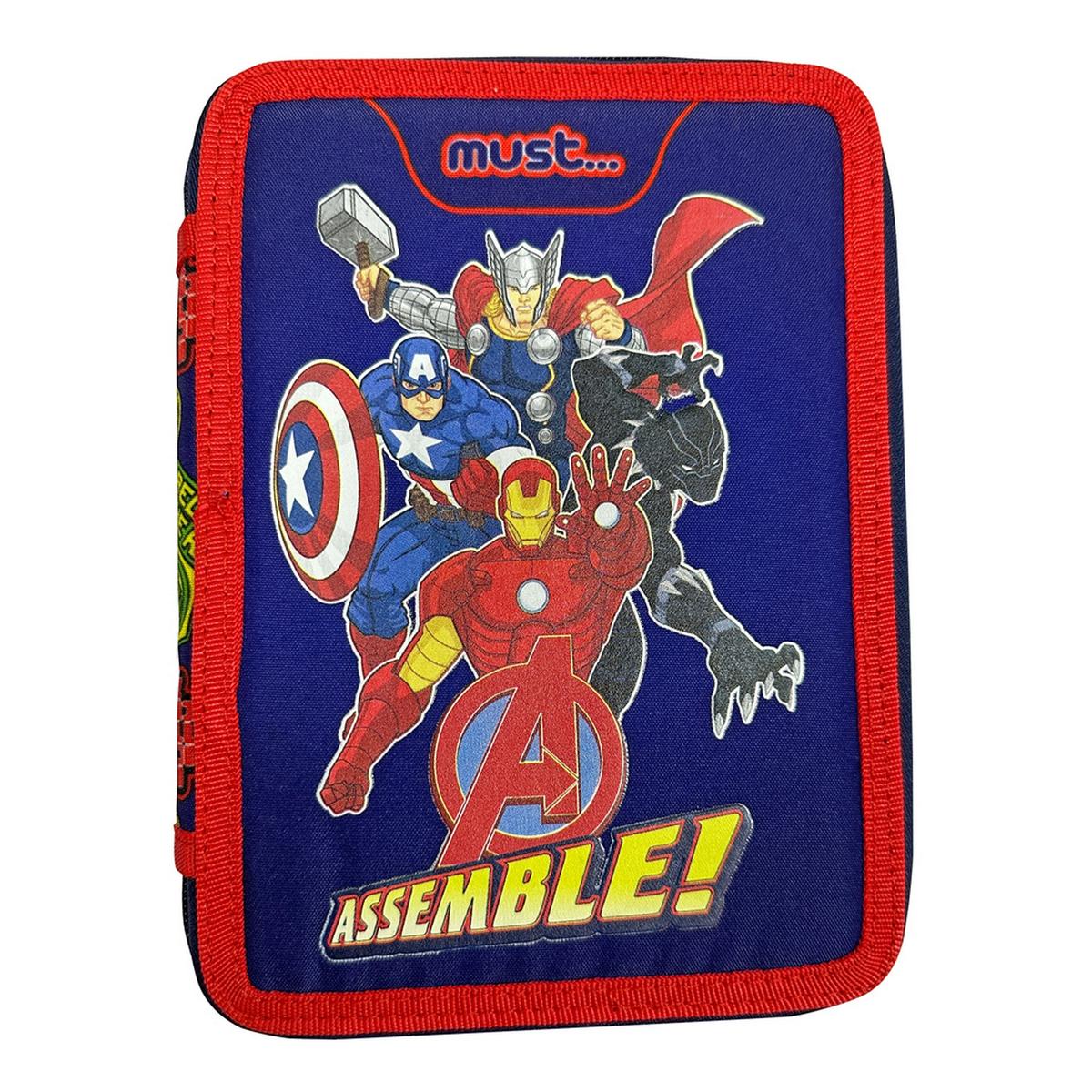 Κασετίνα διπλή γεμάτη Avengers