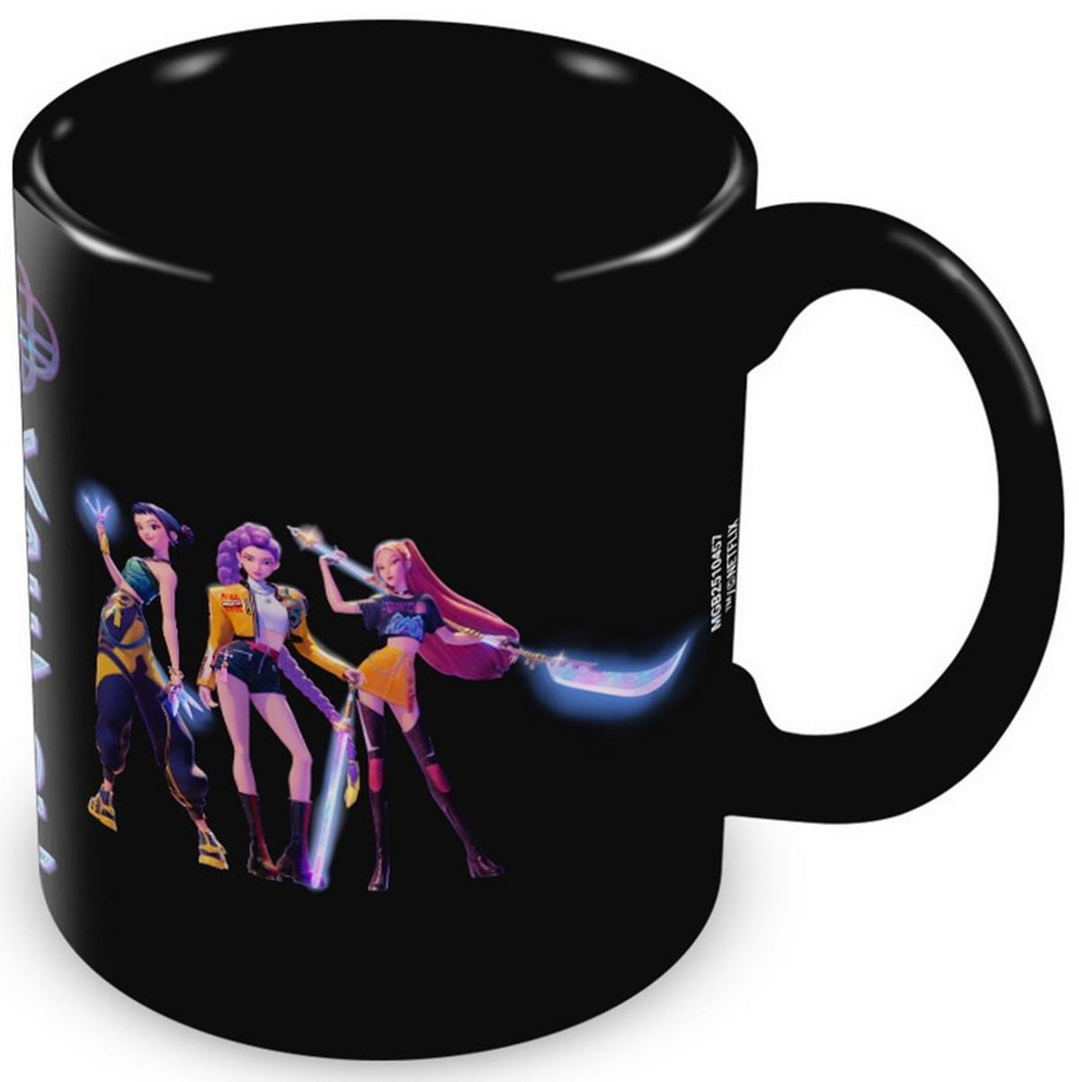 K-Pop Demon Hunters (Huntrix) Black Pod Mug