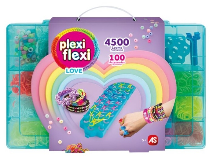 Plexi Love Θήκη με Λαστιχάκια & 100 αξεσουάρ
