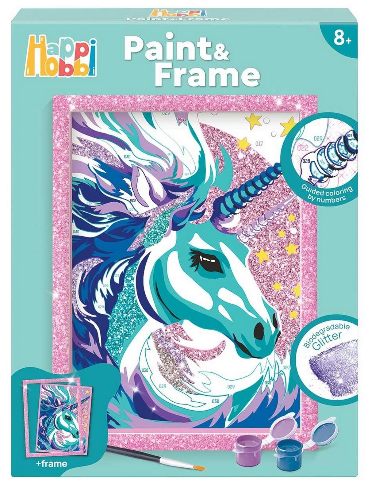 HappiHobbi Paint & Frame - Fairytale Unicorn