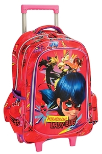 Τσάντα τρόλλευ δημοτικού - Ladybug Girl Power