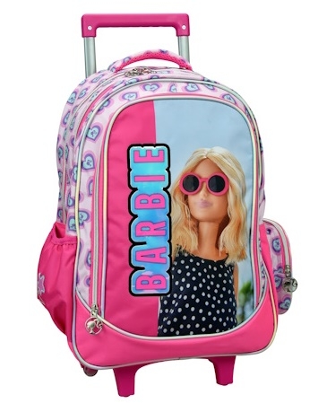 Τσάντα τρόλλευ δημοτικού Barbie Holographic