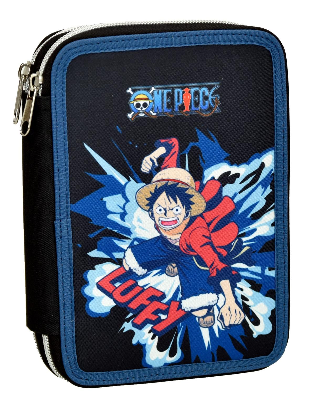 Κασετίνα διπλή One Piece Luffy