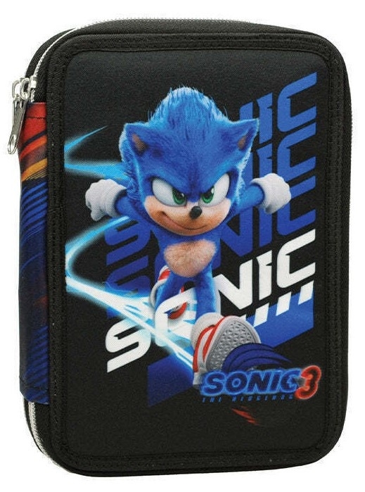 Κασετίνα διπλή Sonic 3 The Hedgehog