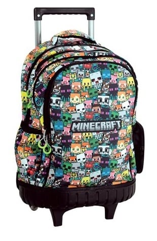 Τσάντα Τρόλεϊ Δημοτικού Minecraft Chibi