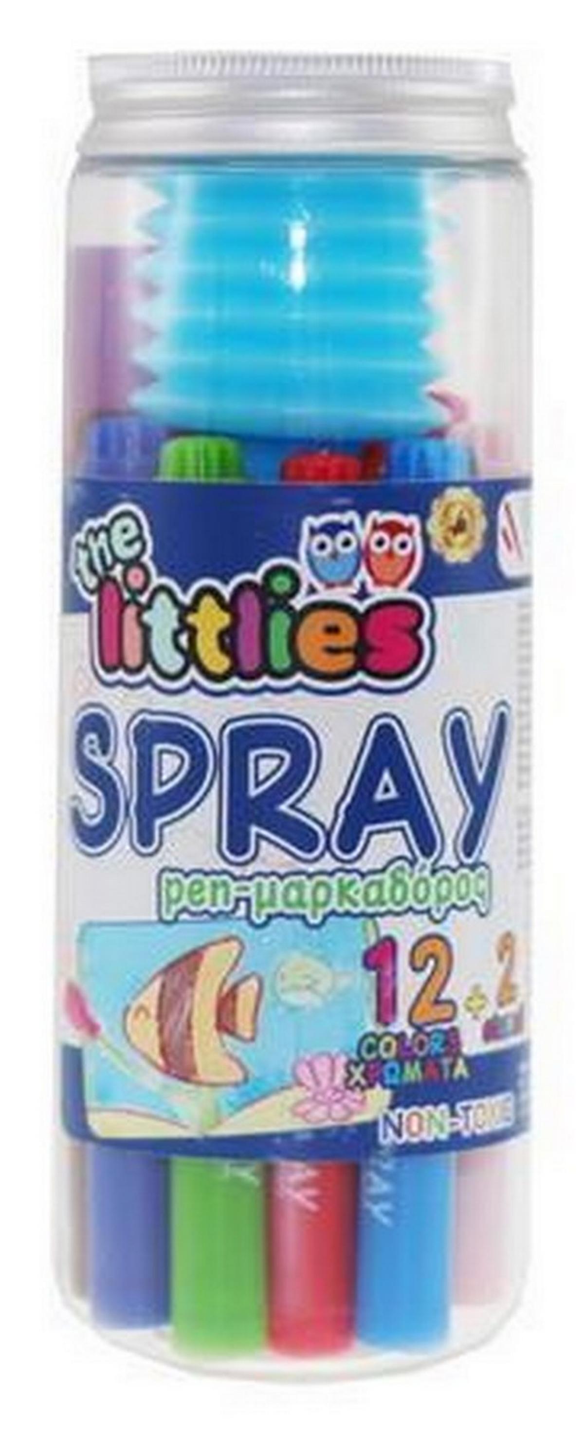Μαρκαδόροι spray 12 χρώματα